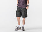 Short treillis multi-poches n°1755