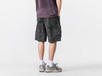 Short treillis multi-poches n°1755
