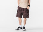 Short treillis multi-poches n°1755
