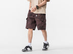 Short treillis multi-poches n°1755