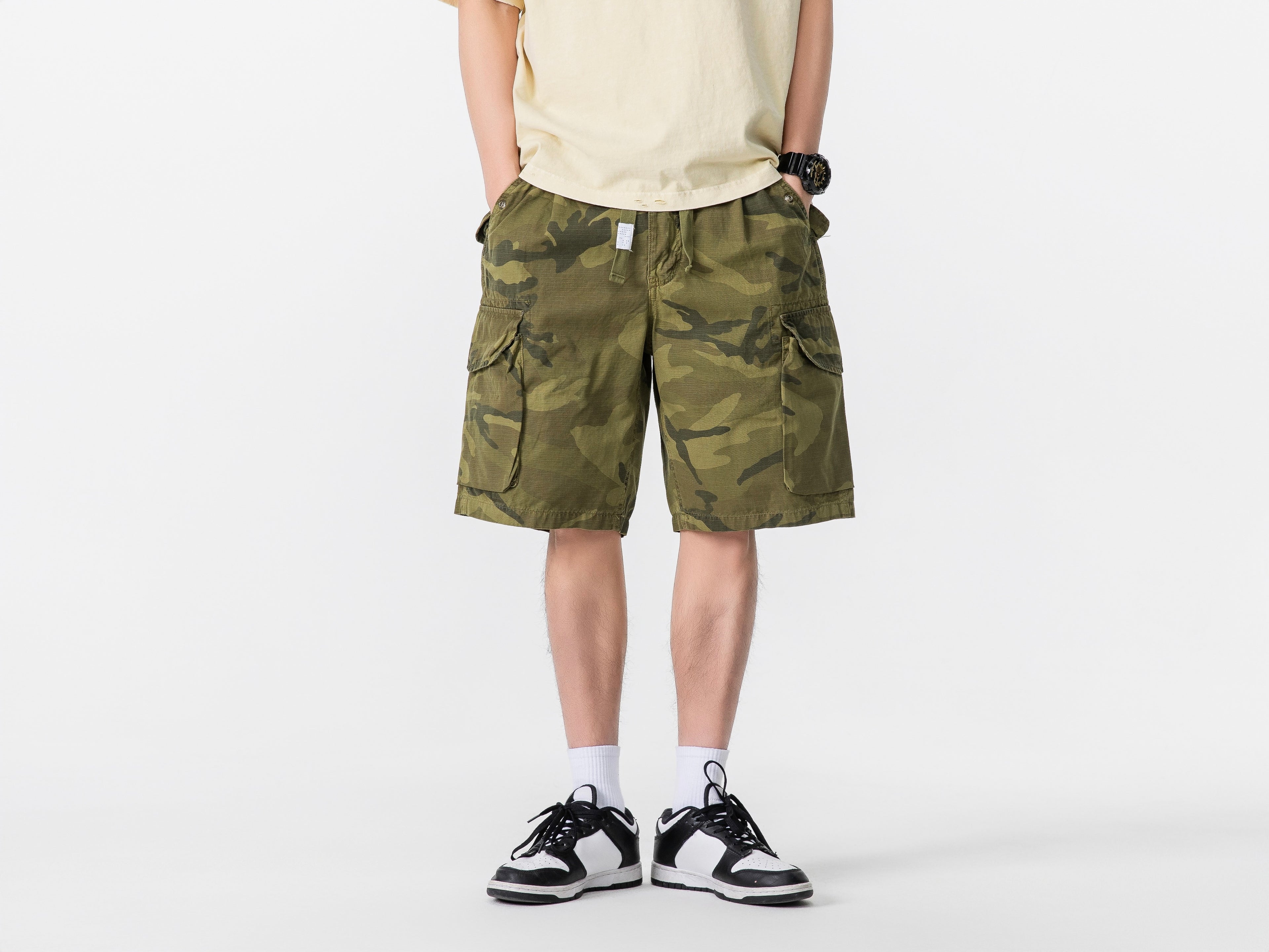 Multi-Pocket Camouflage Shorts #1755