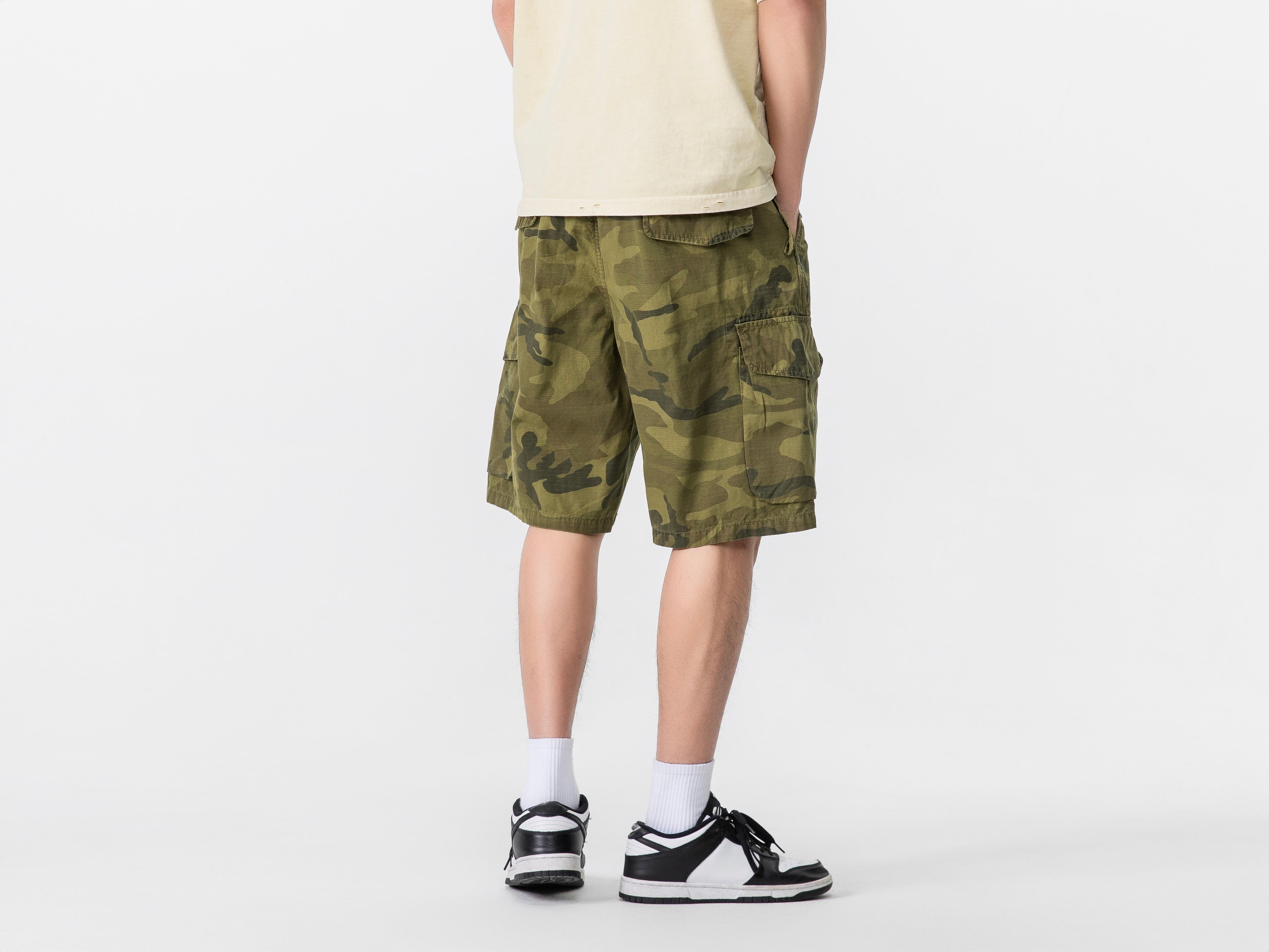 Short treillis multi-poches n°1755