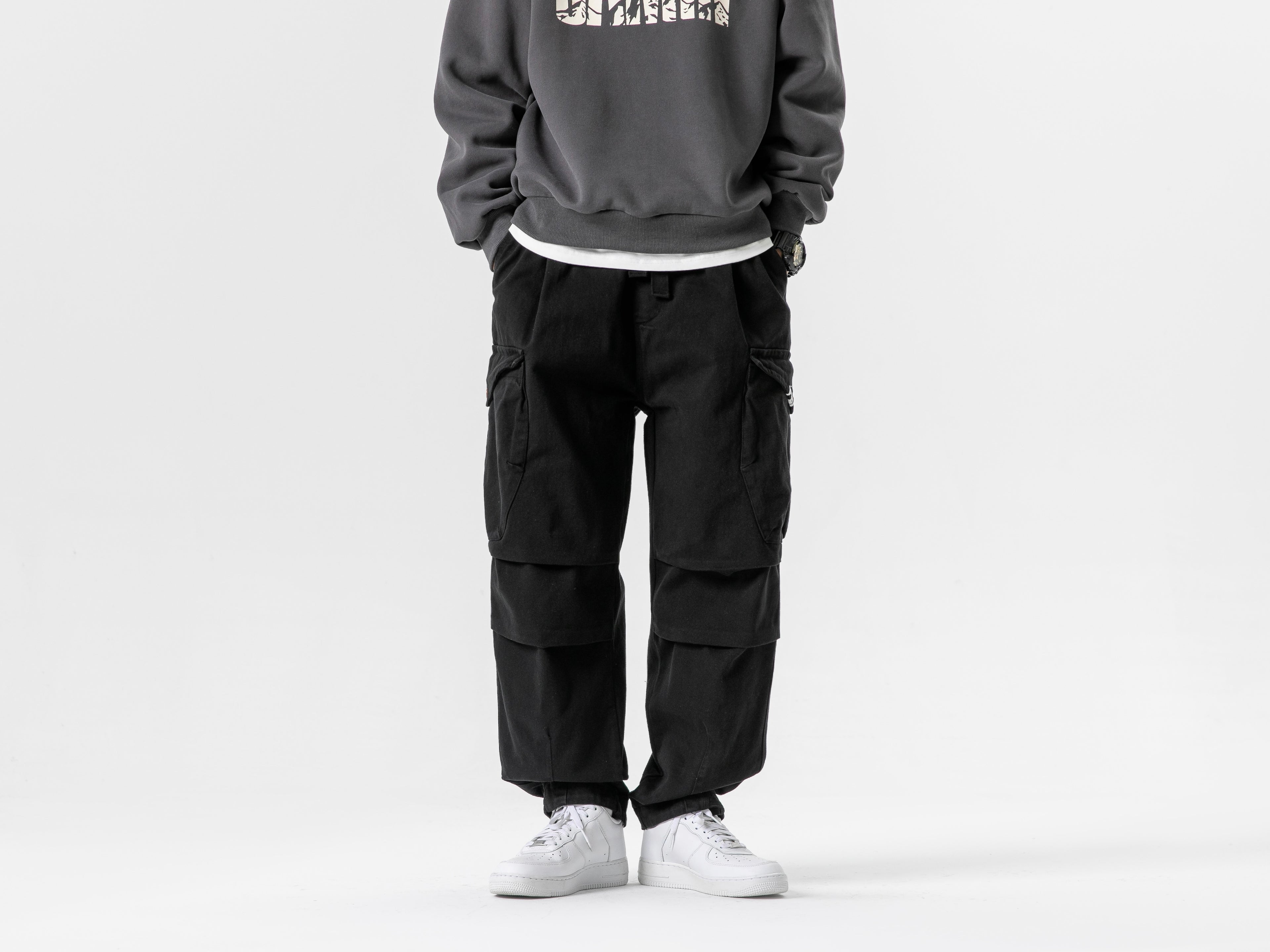 Pantalon cargo tactique à cordon #1721