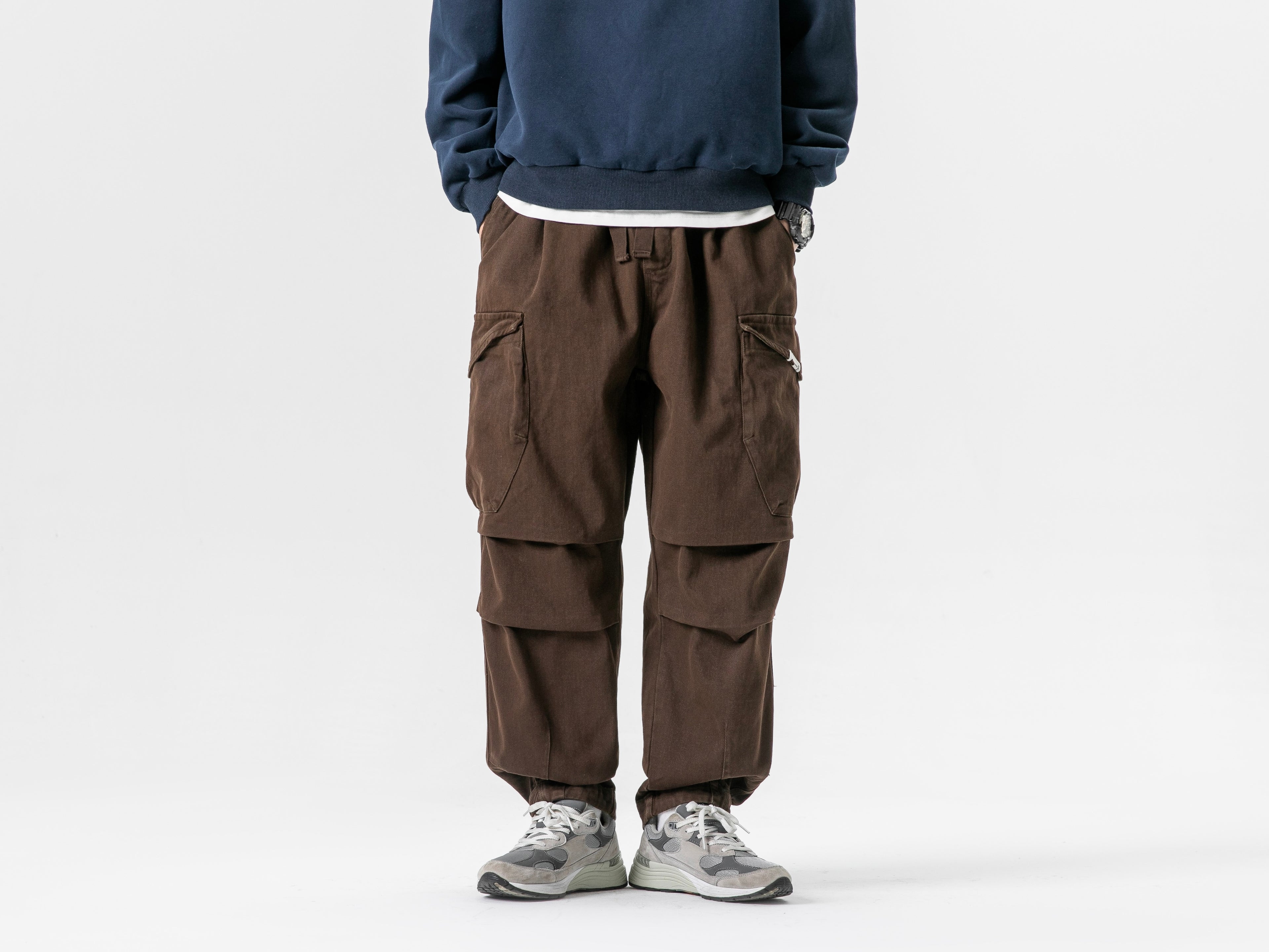 Pantalon cargo tactique à cordon #1721