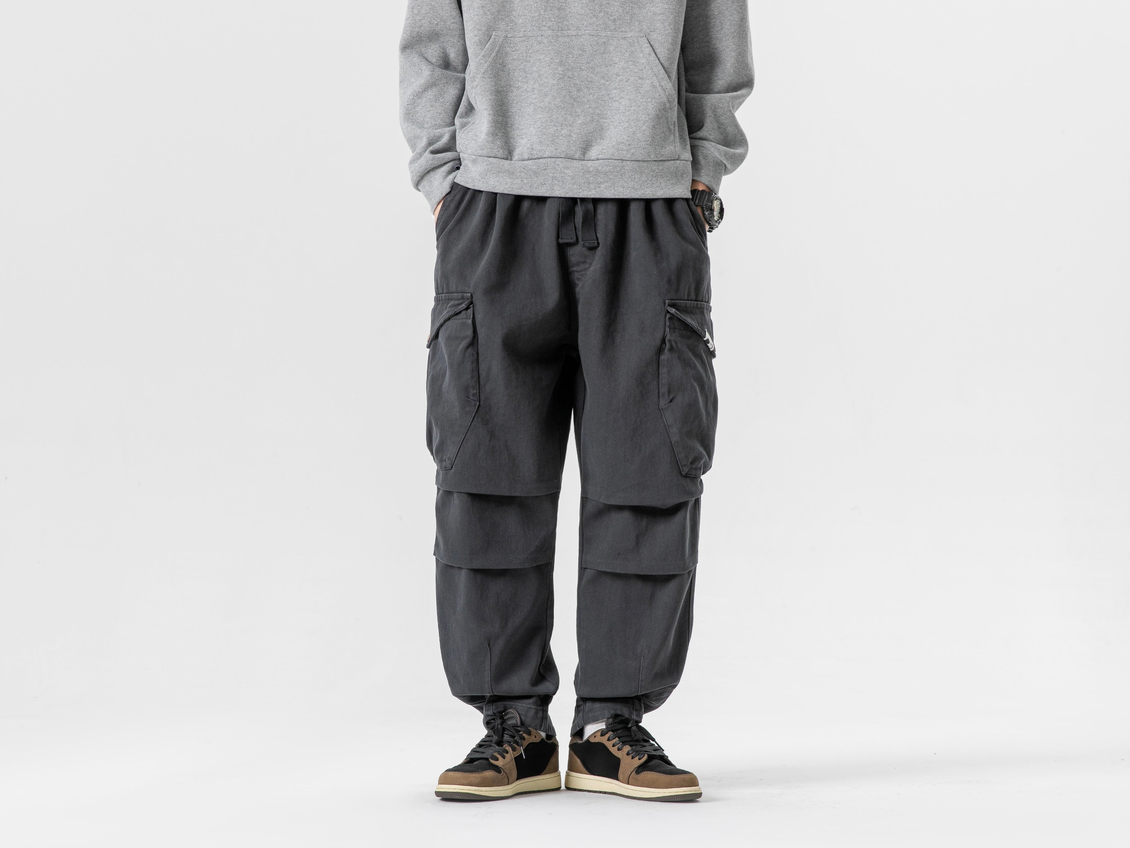 Pantalon cargo tactique à cordon #1721