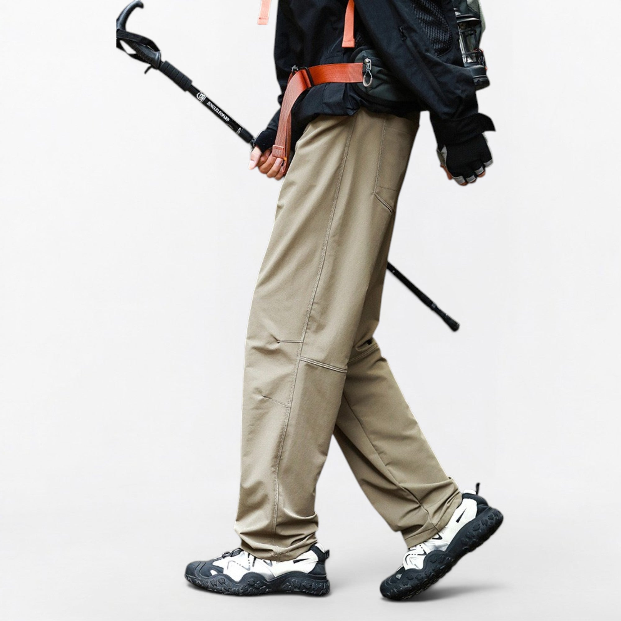 Pantalon streetwear rétro imperméable #1811