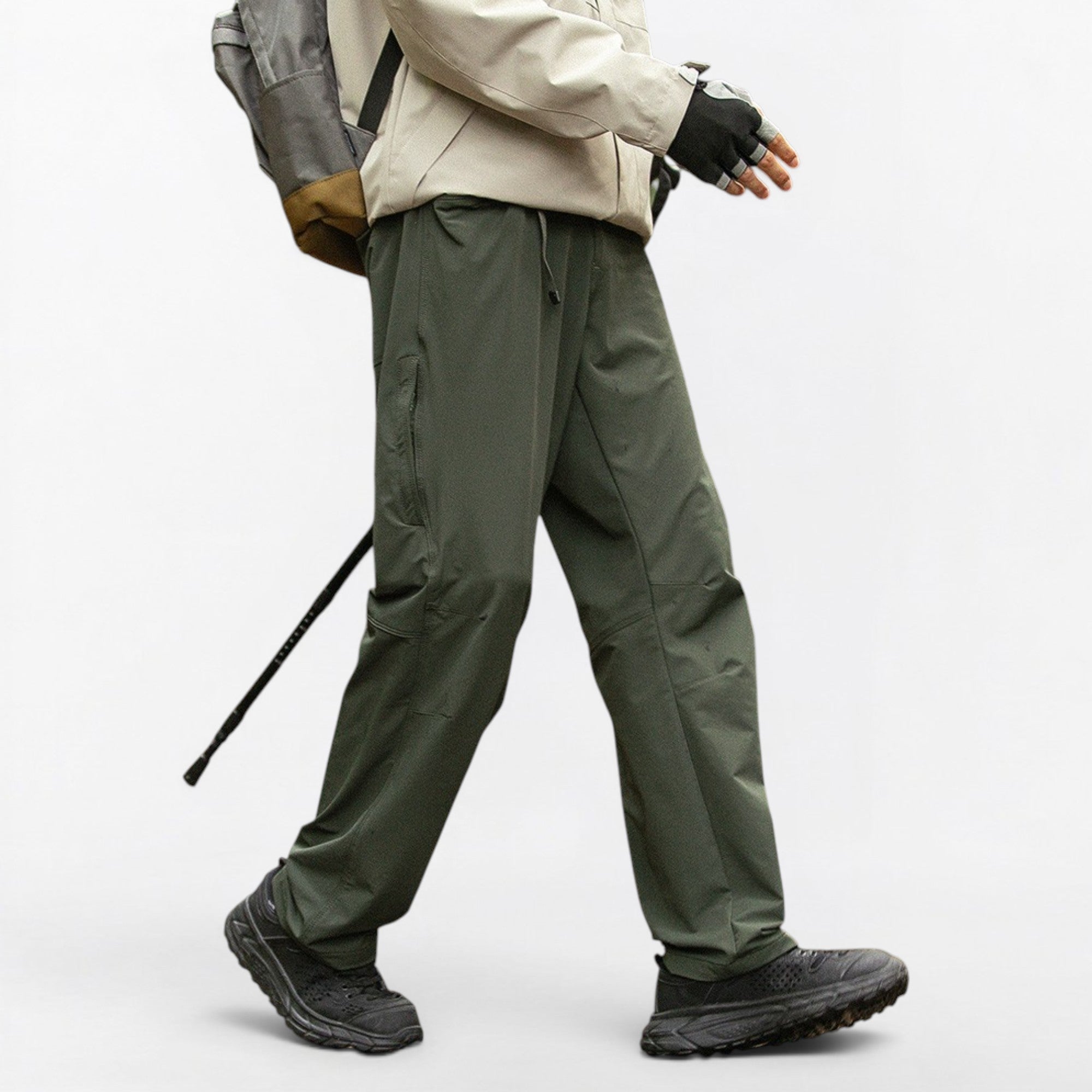 Pantalon streetwear rétro imperméable #1811