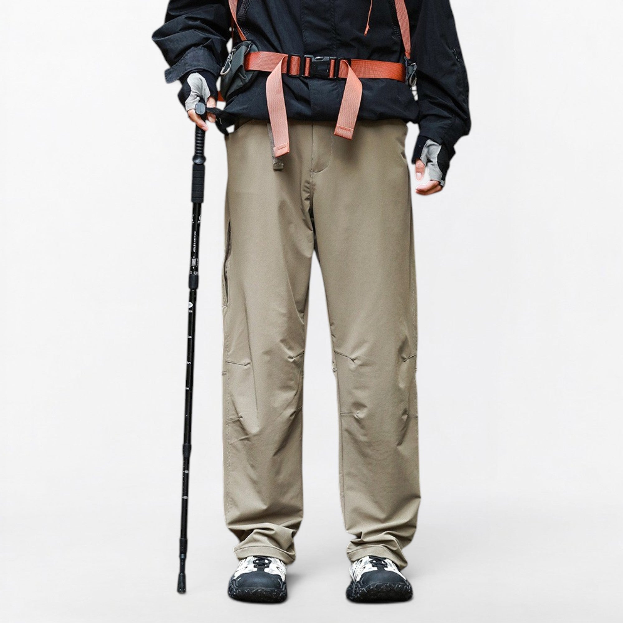 Pantalon streetwear rétro imperméable #1811
