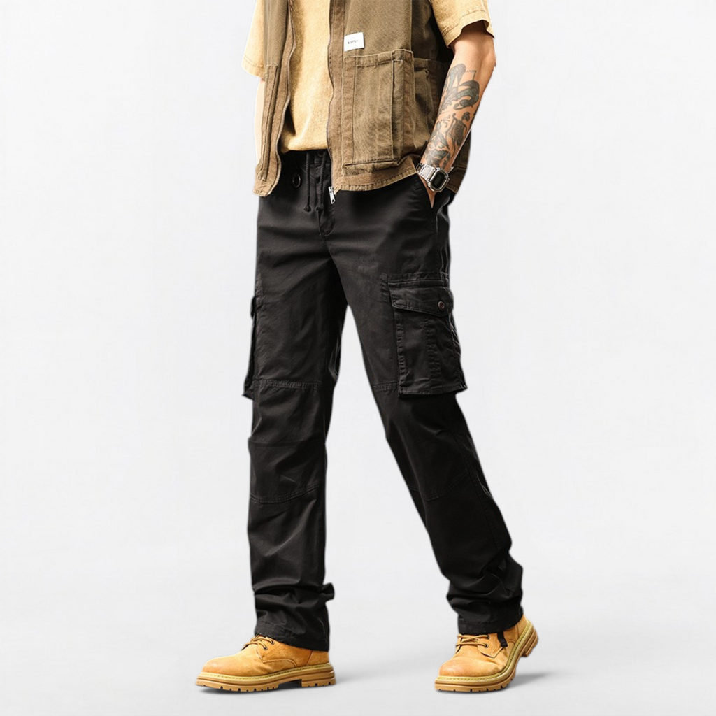 Pantalon cargo tactique multi-poches #3813