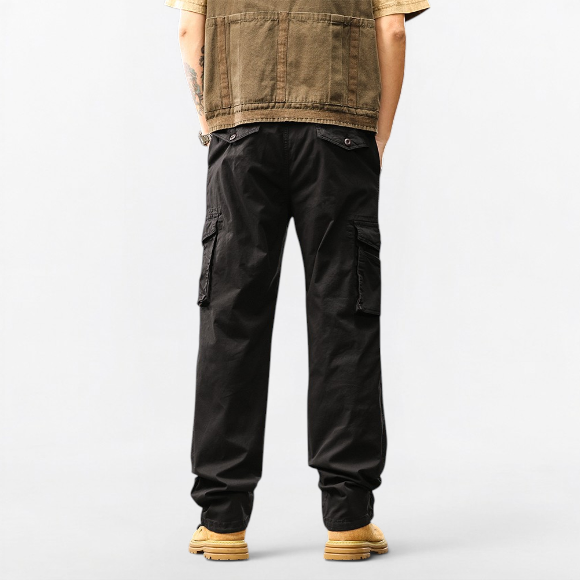 Pantalon cargo tactique multi-poches #3813
