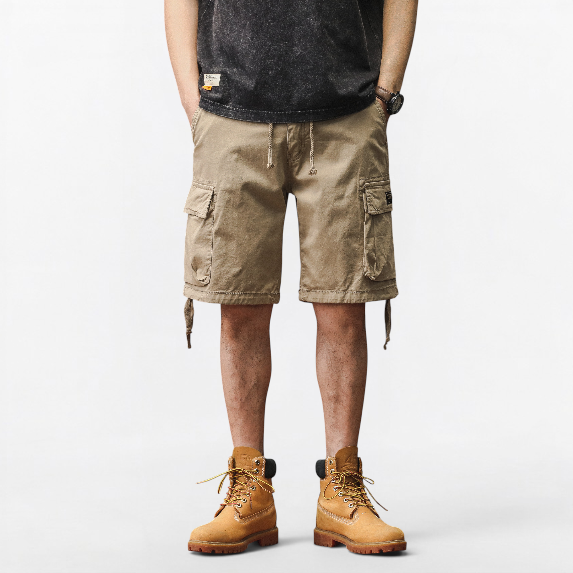 Street Style Utility Shorts #2217