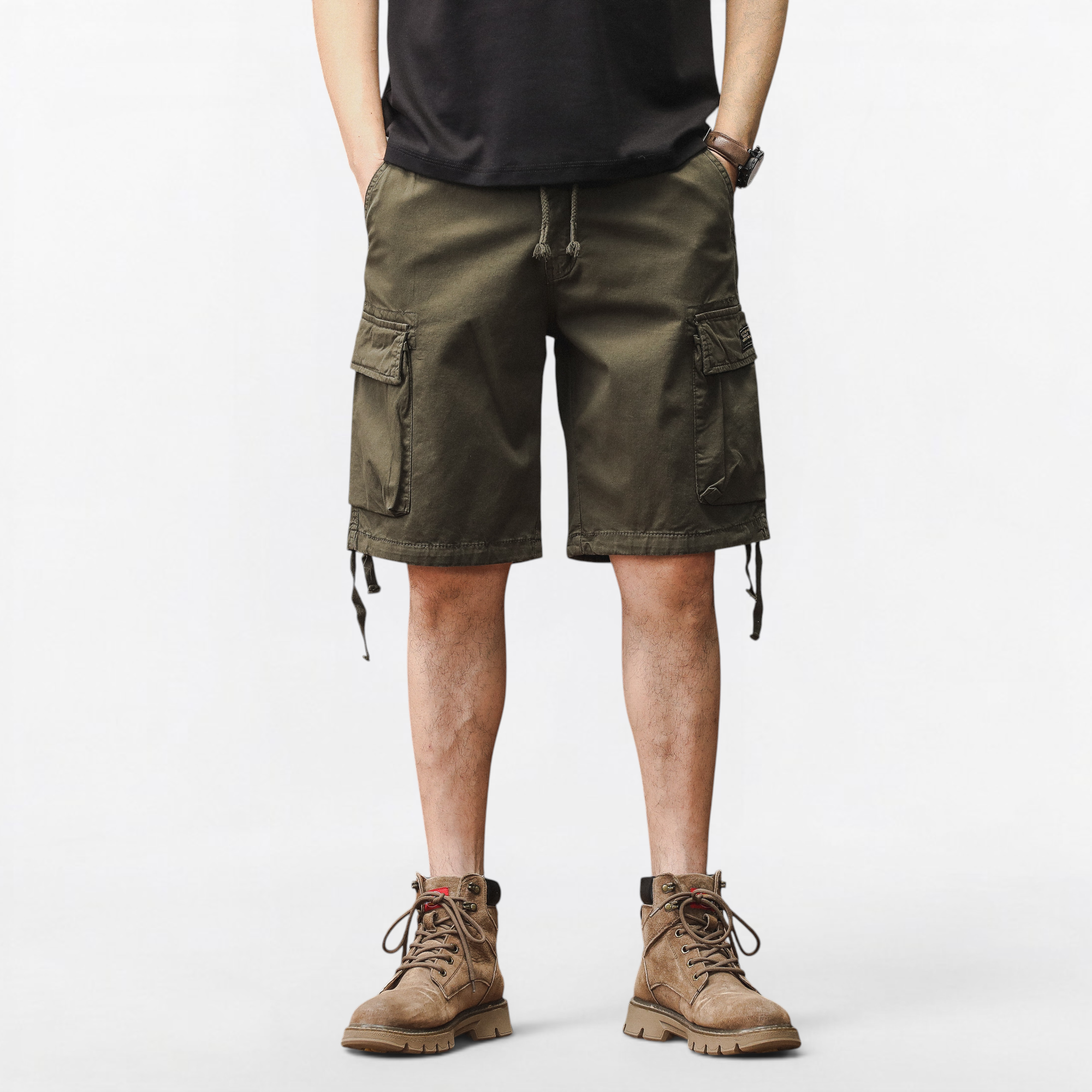 Street Style Utility Shorts #2217