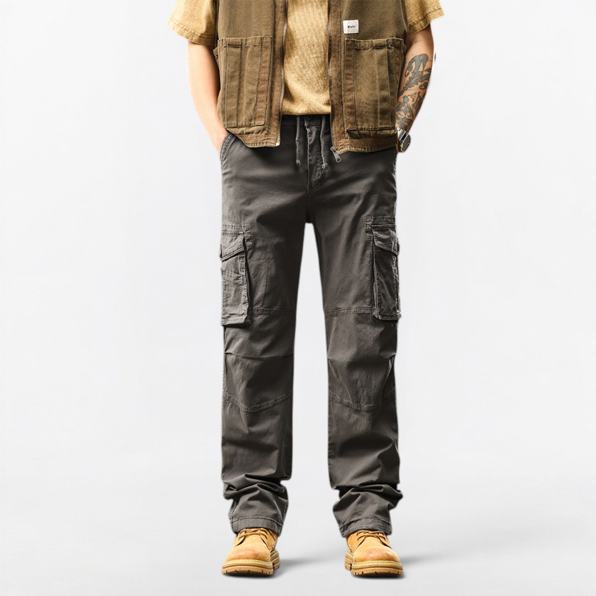 Multi-Pocket Tactical Cargo Pants #3813