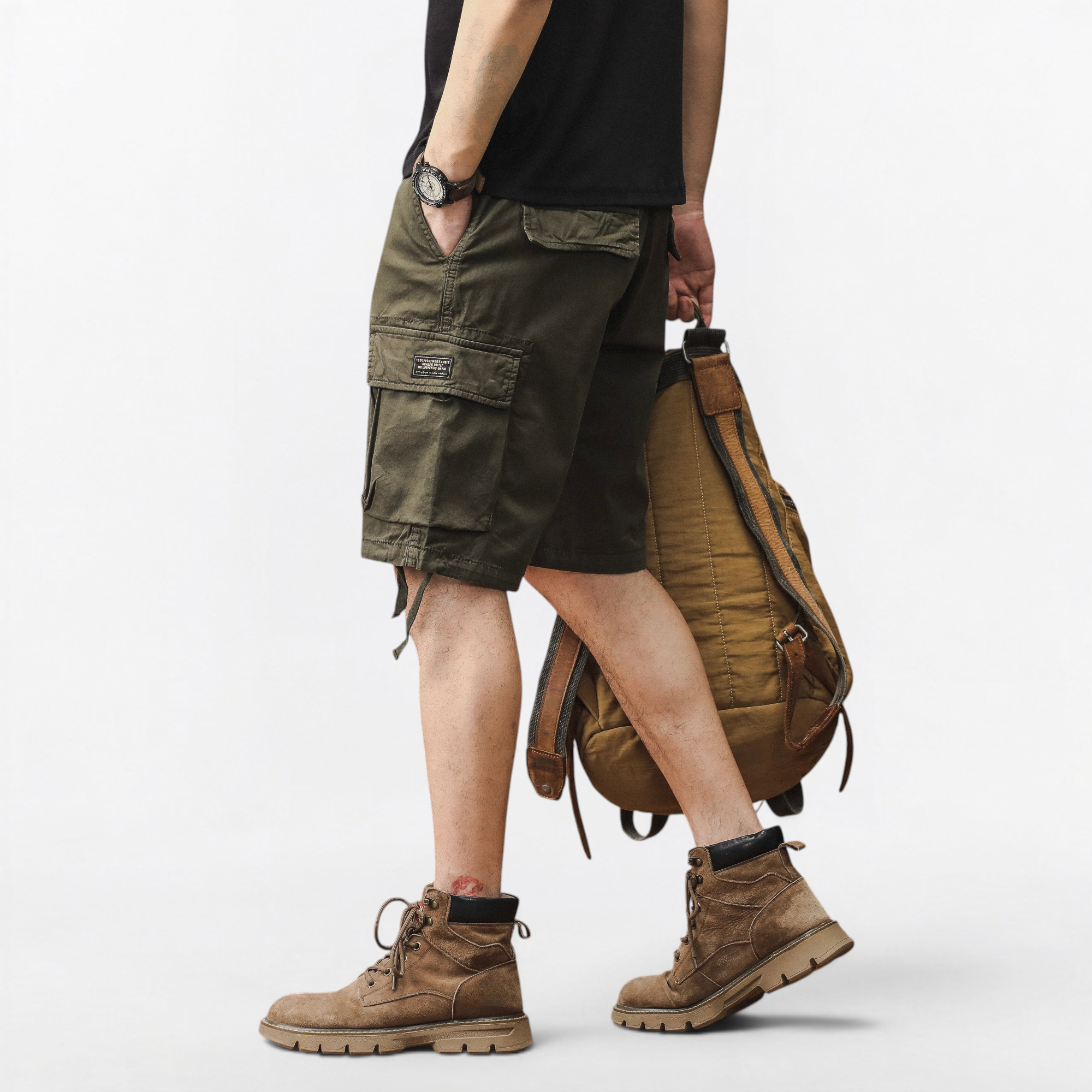 Street Style Utility Shorts #2217