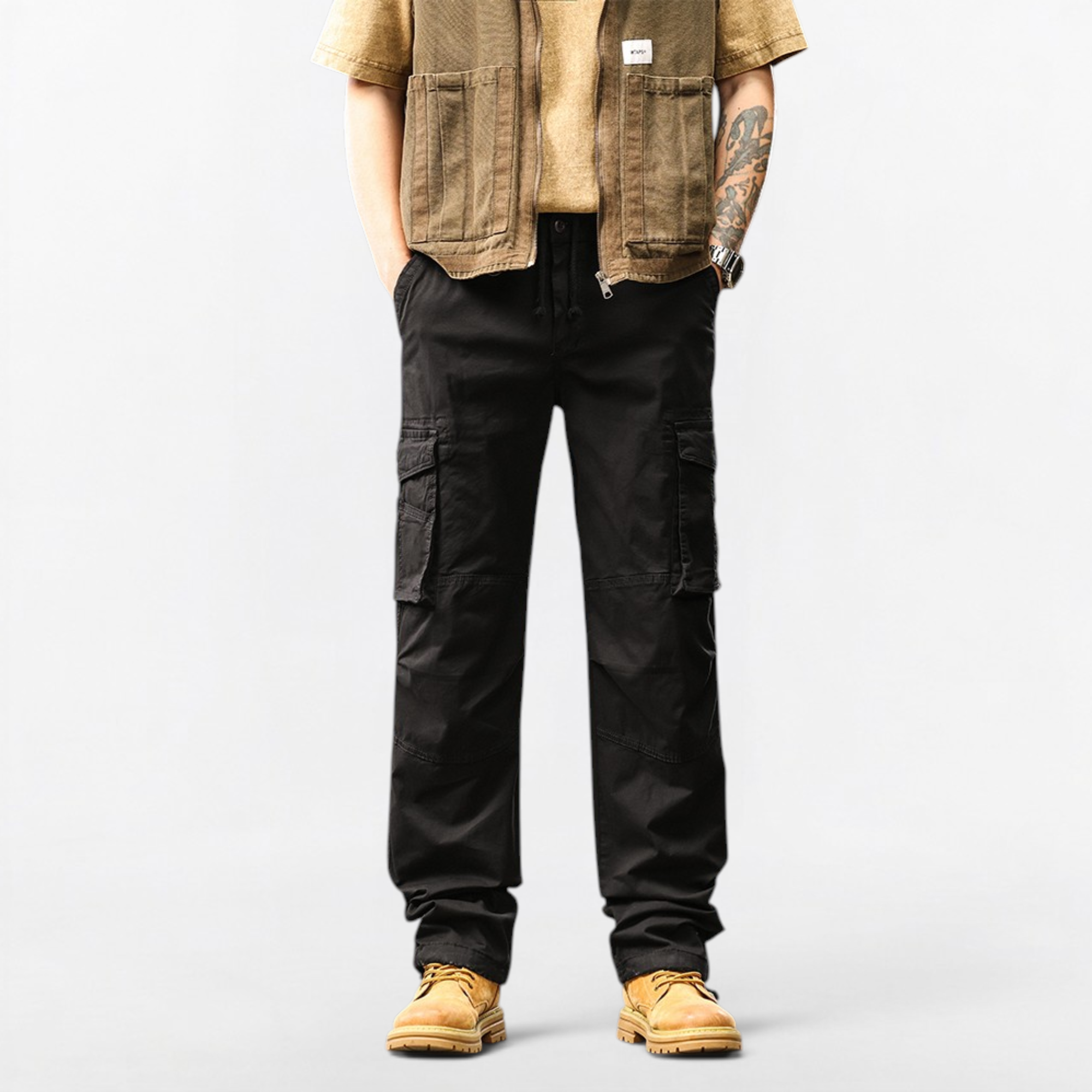 Multi-Pocket Tactical Cargo Pants #3813