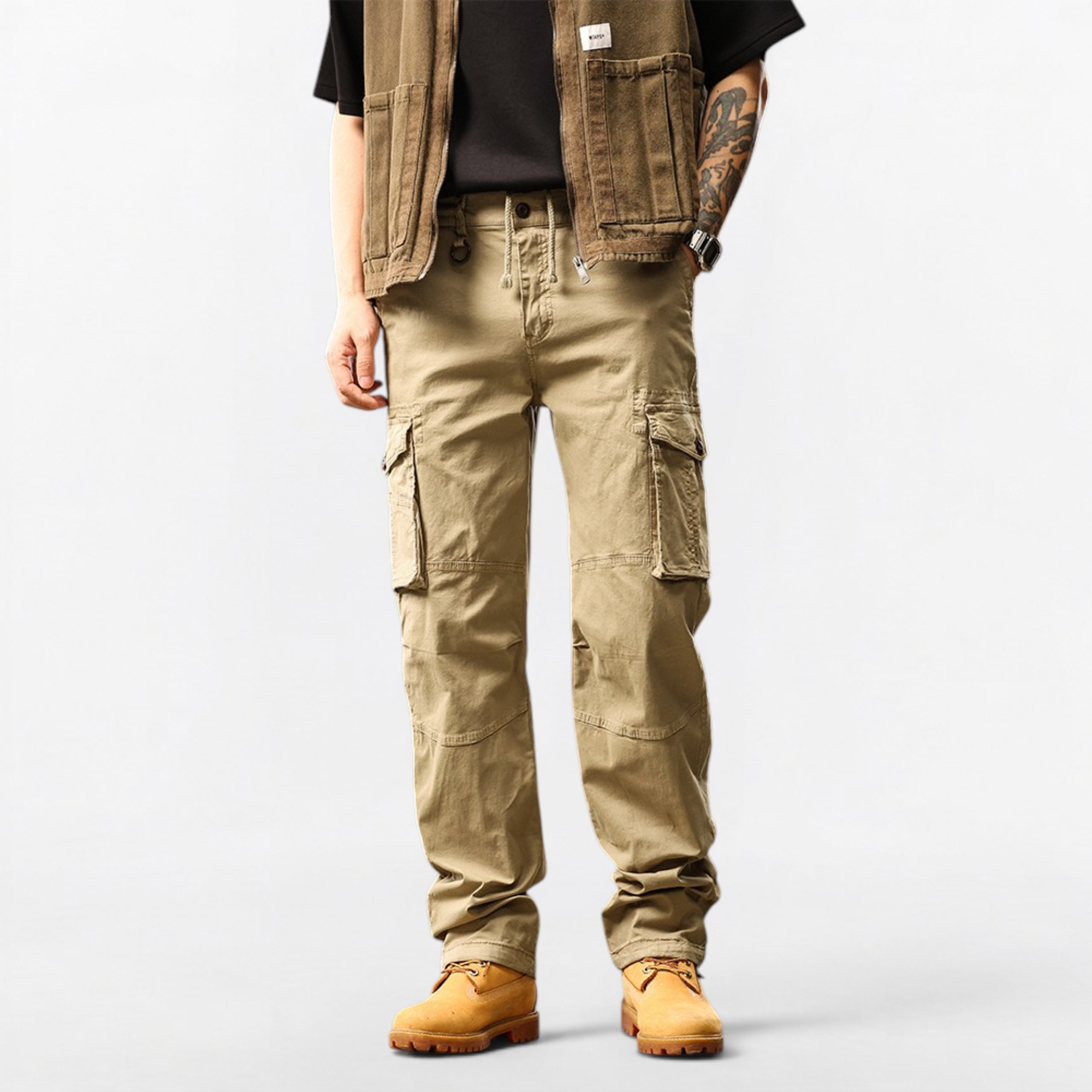 Multi-Pocket Tactical Cargo Pants #3813