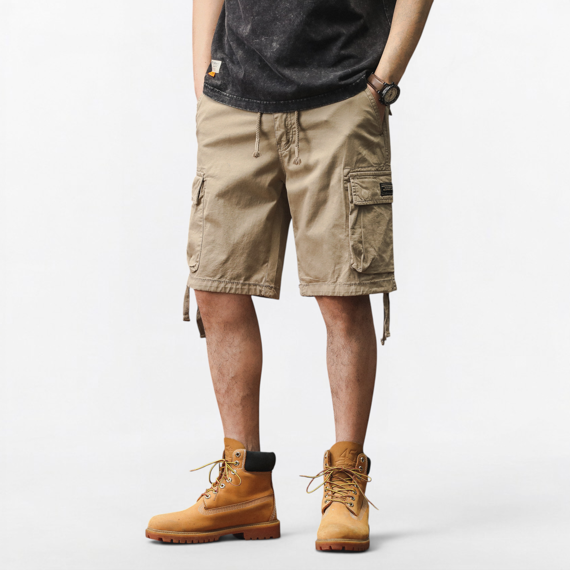 Street Style Utility Shorts #2217