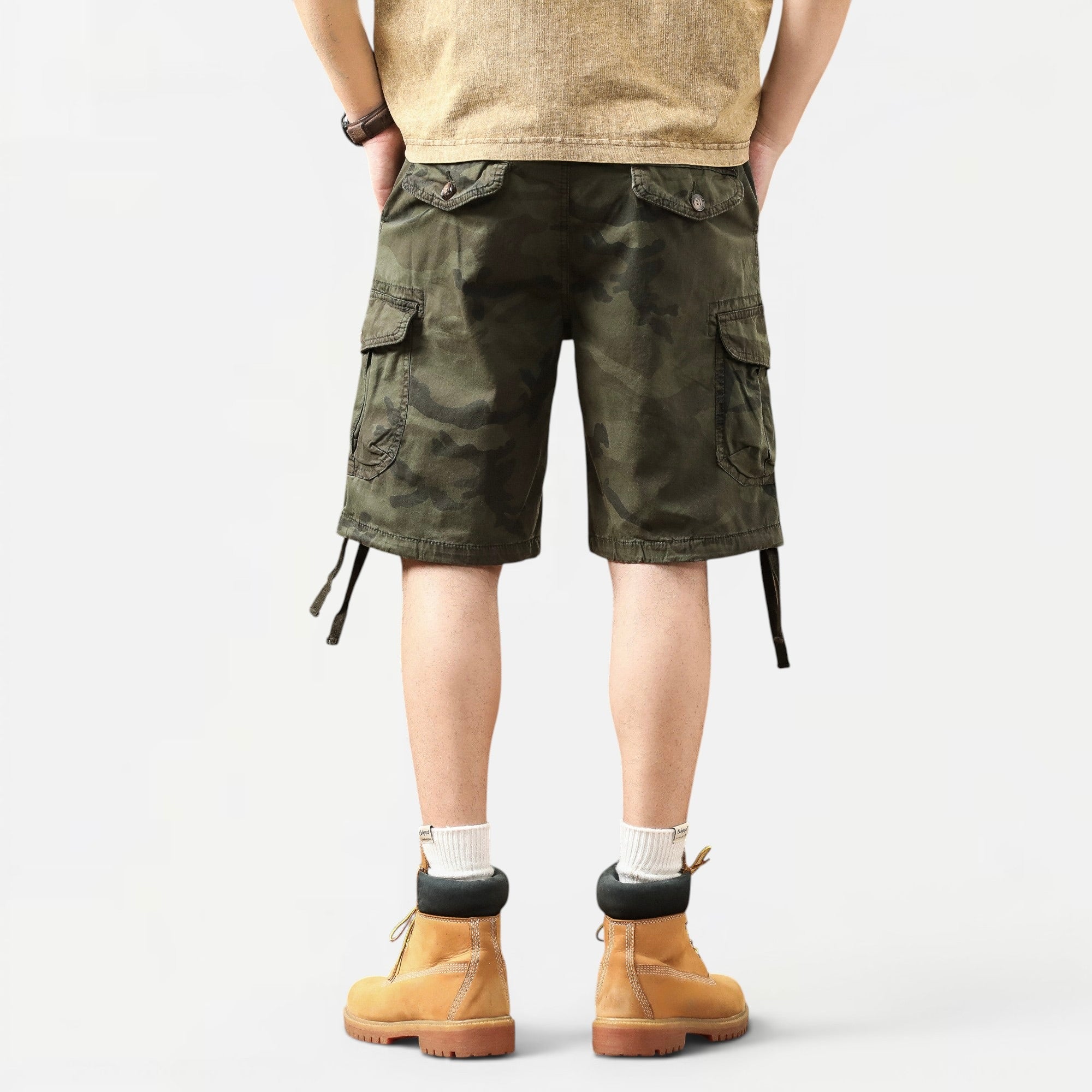 Short cargo respirant camouflage #A2216