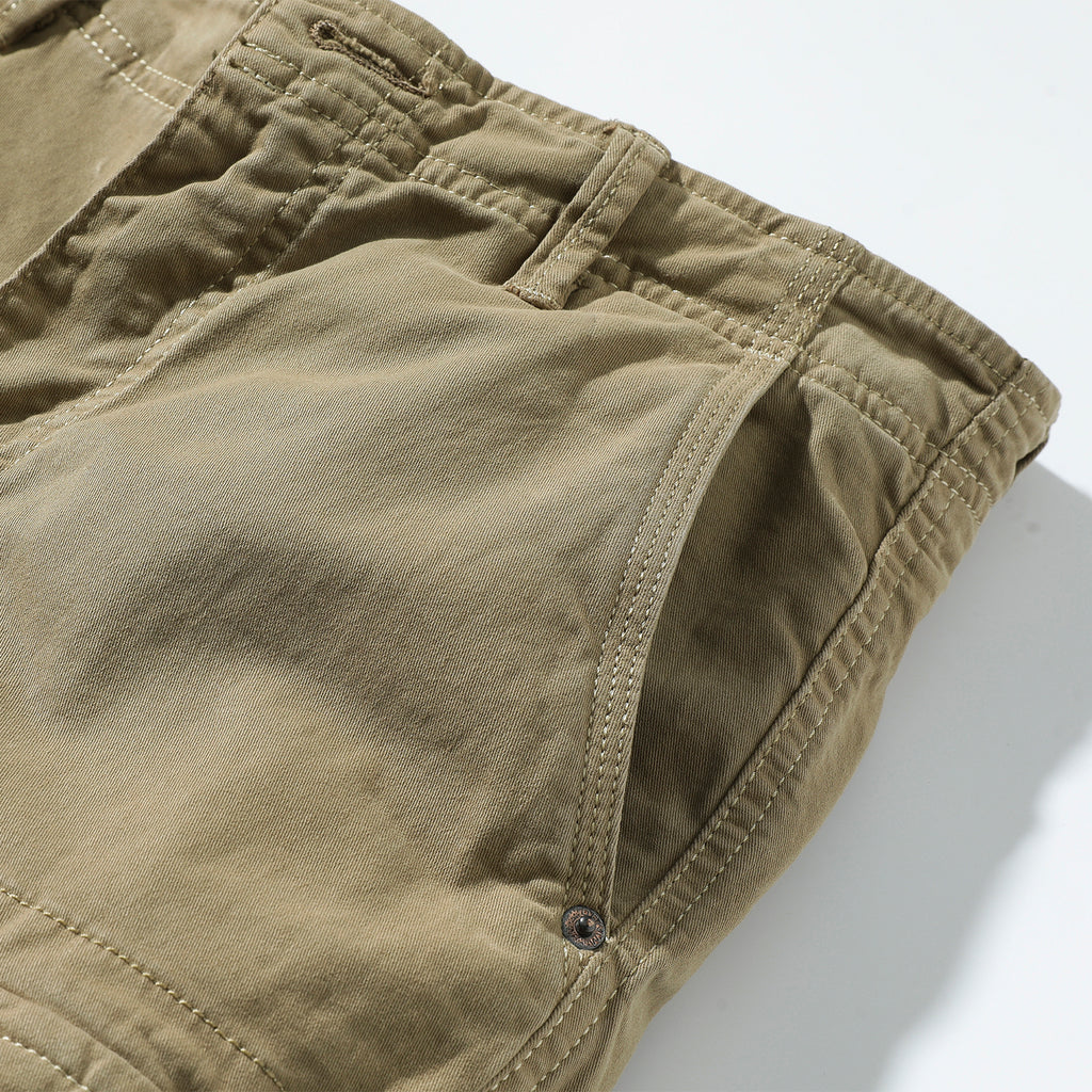 Pantalon cargo multipoches coupe décontractée #3809