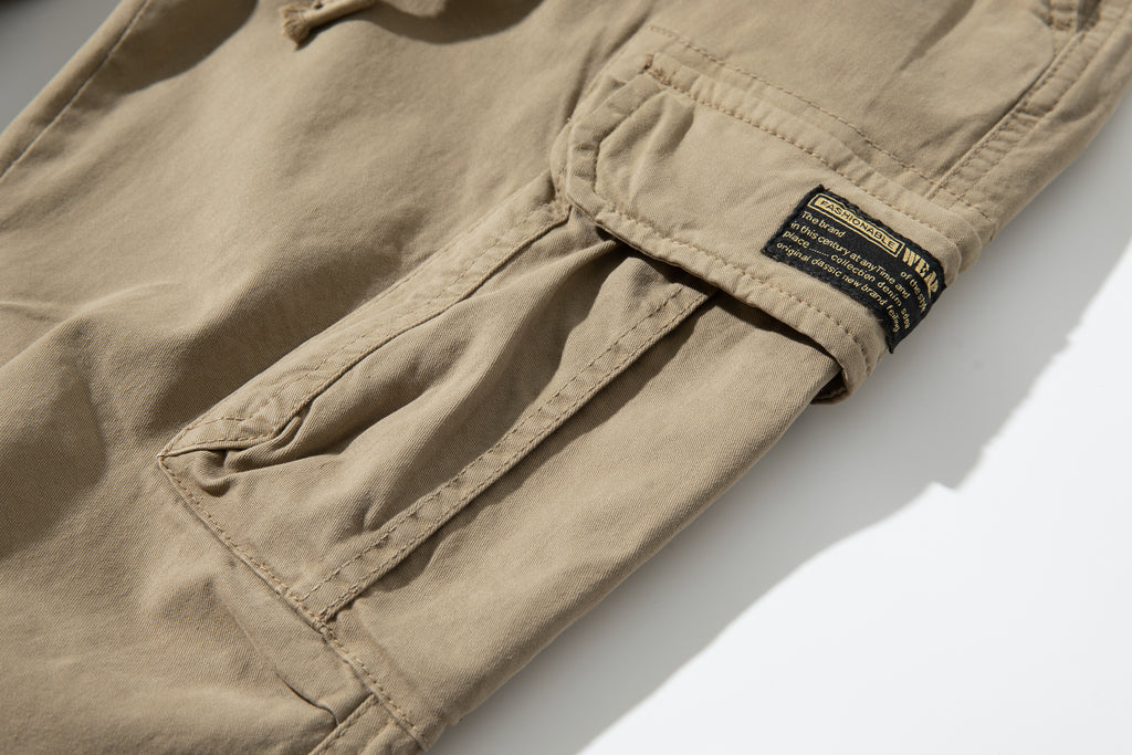 Pantalon multi-poches coupe droite ample #2212