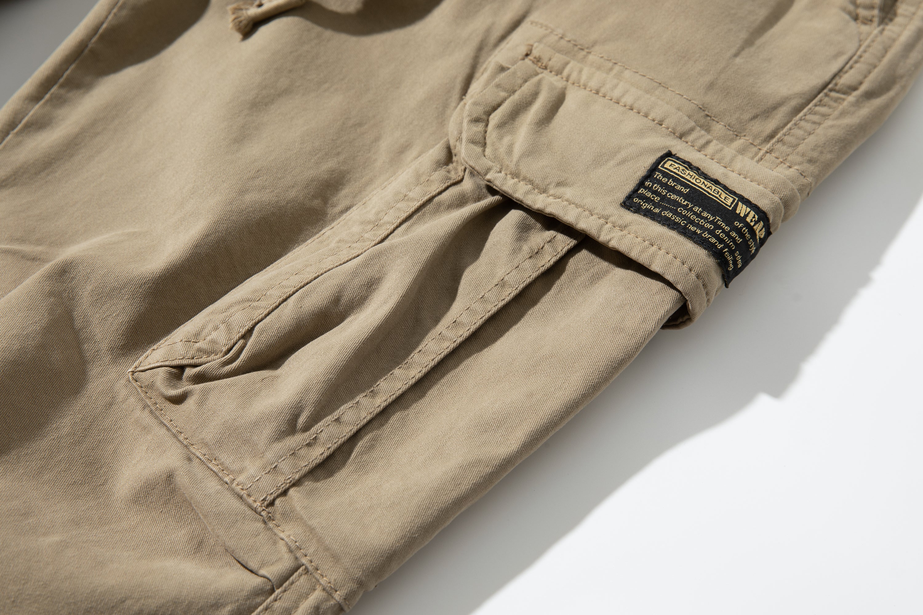 Pantalon multi-poches coupe droite ample #2212