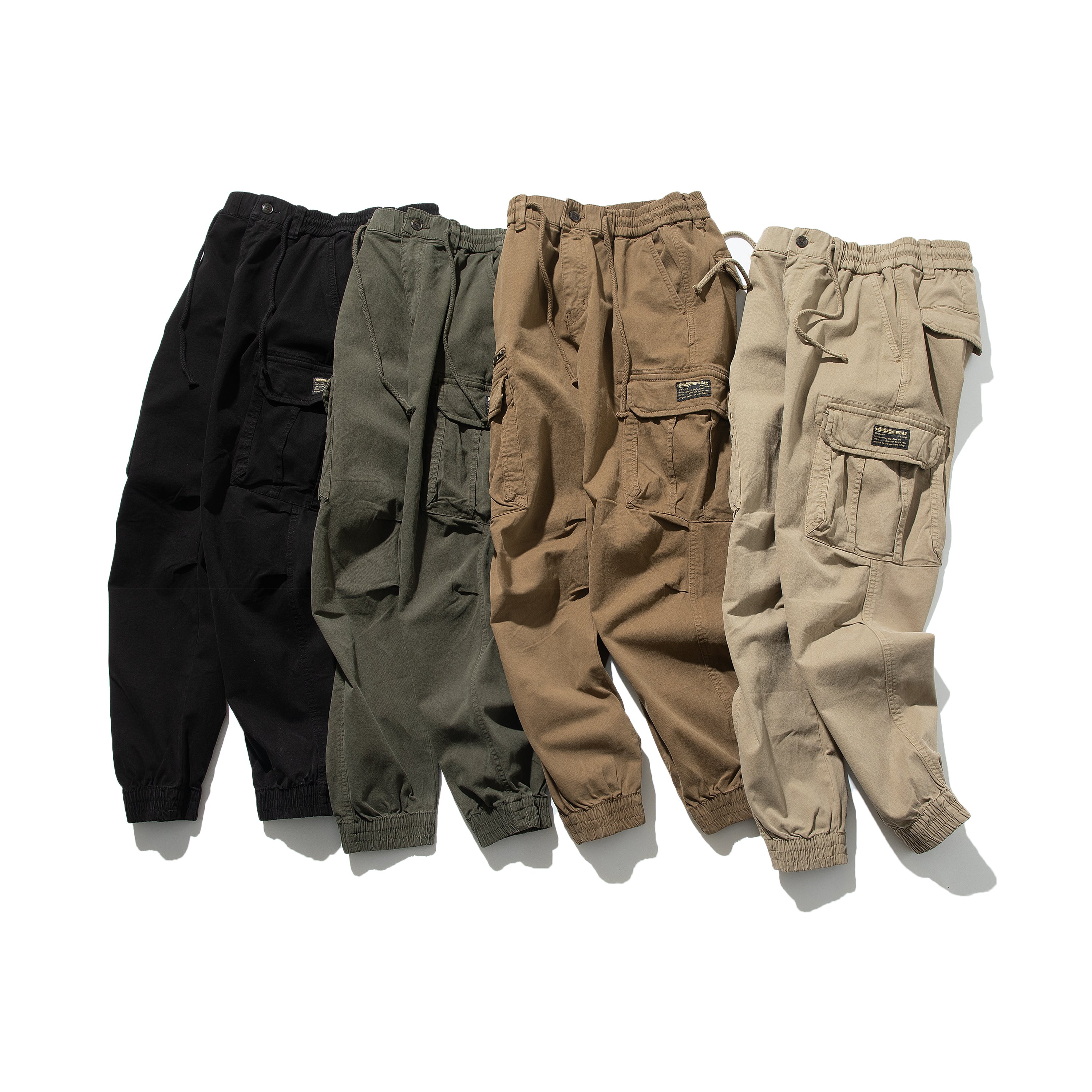 Pantalon multi-poches coupe droite ample #2212