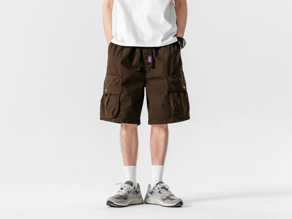 Short cargo coupe ample en batik n° 1728