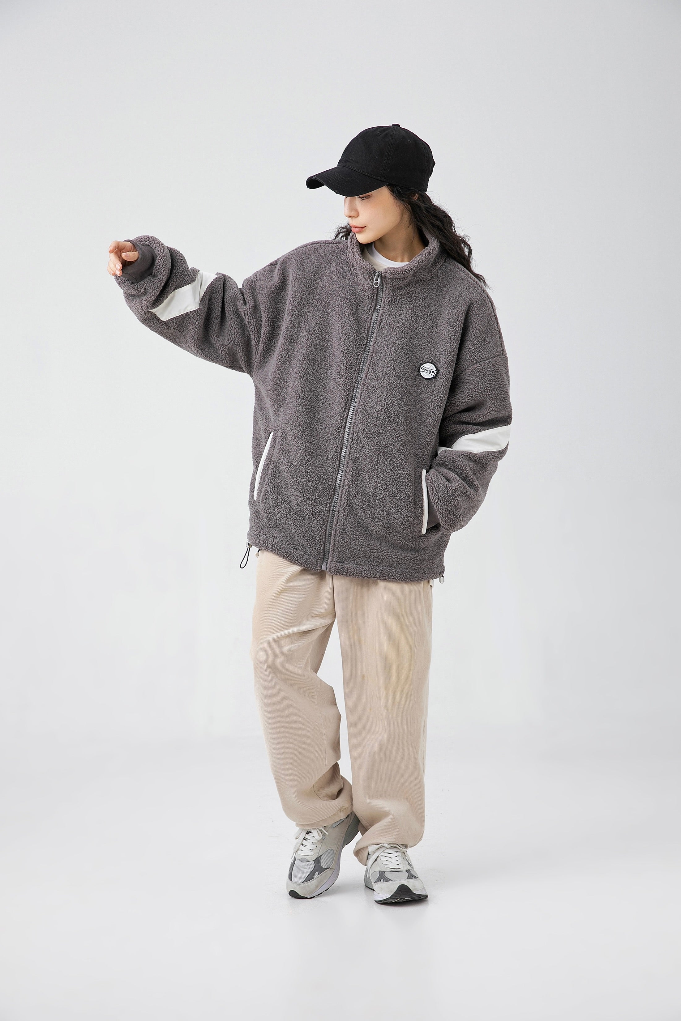 Thick Warm Fleece-Lined Jacket #1906