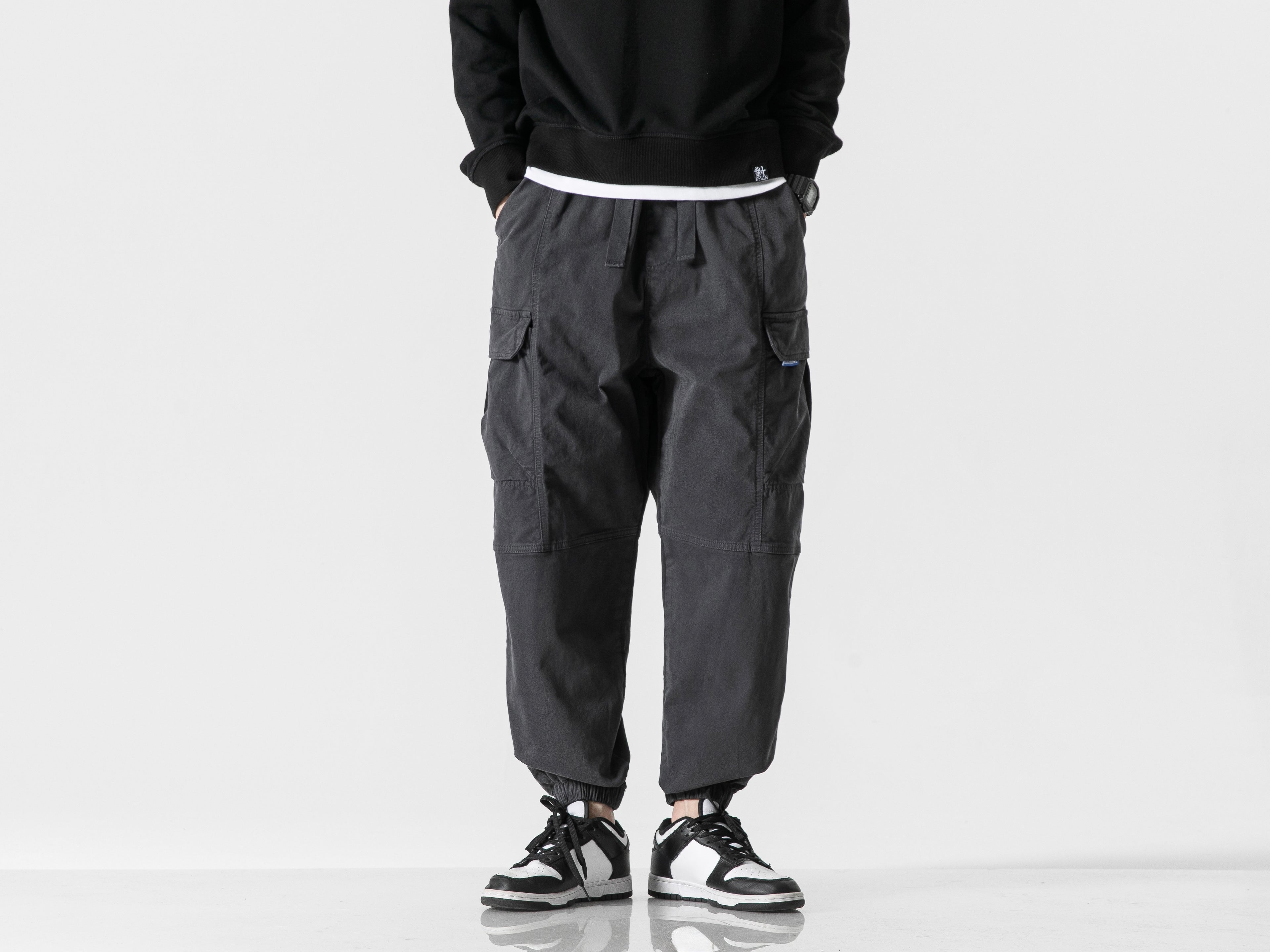 Pantalon cargo utilitaire à cordon #1713