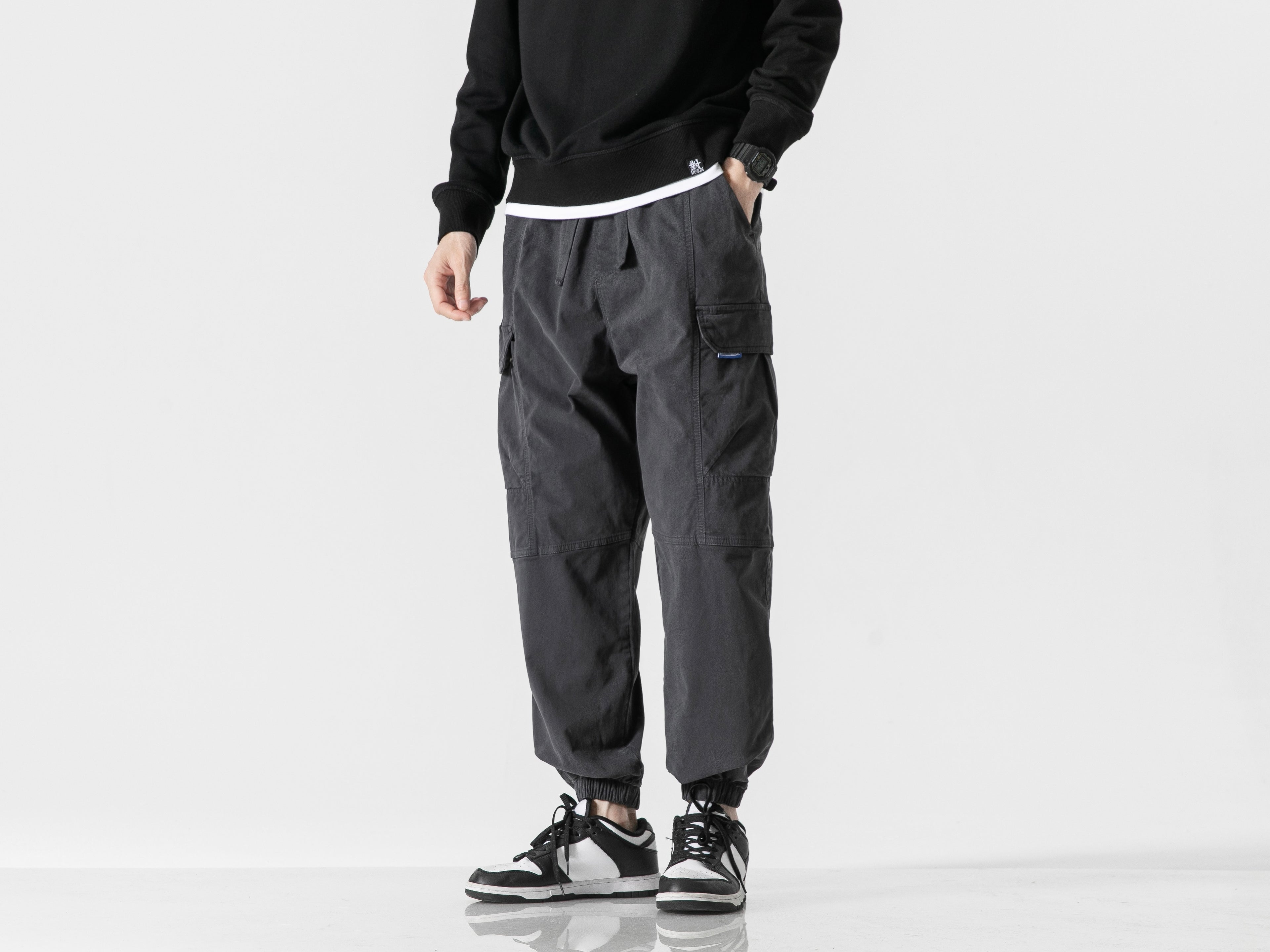 Pantalon cargo utilitaire à cordon #1713