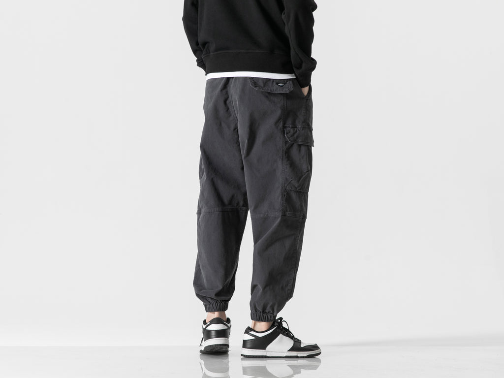 Utility Drawstring Cargo Pants #1713