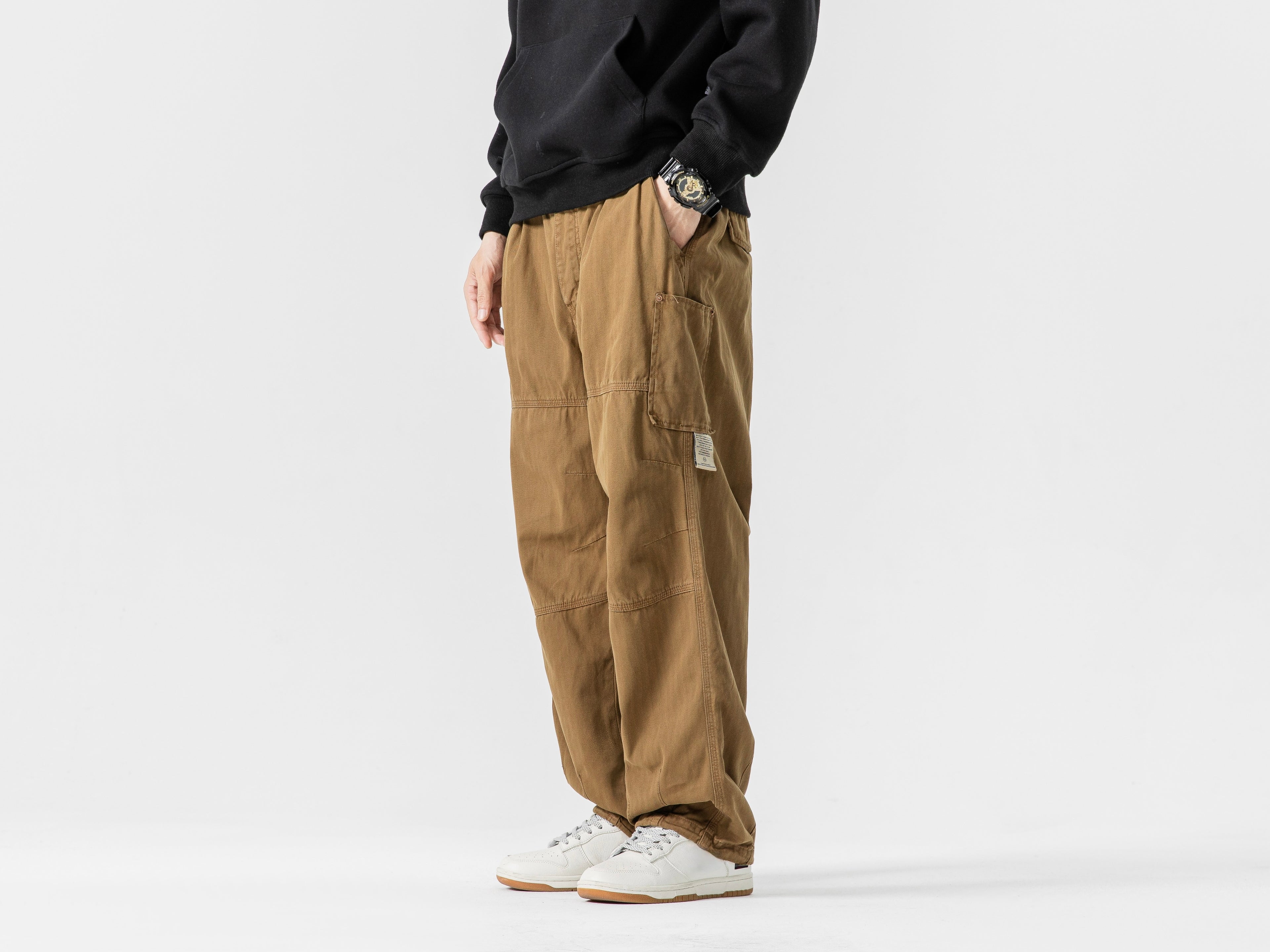 Relaxed Wide Cargo Pants #1737