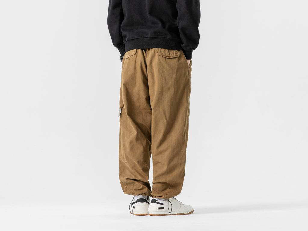 Relaxed Wide Cargo Pants #1737