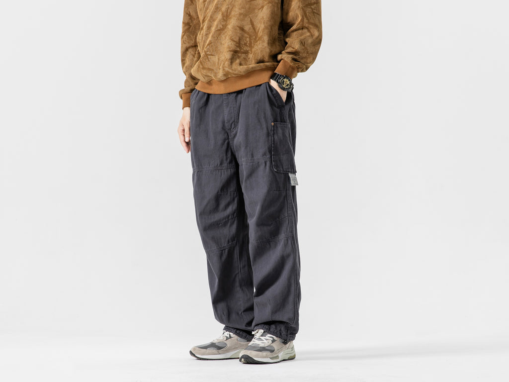 Relaxed Wide Cargo Pants #1737