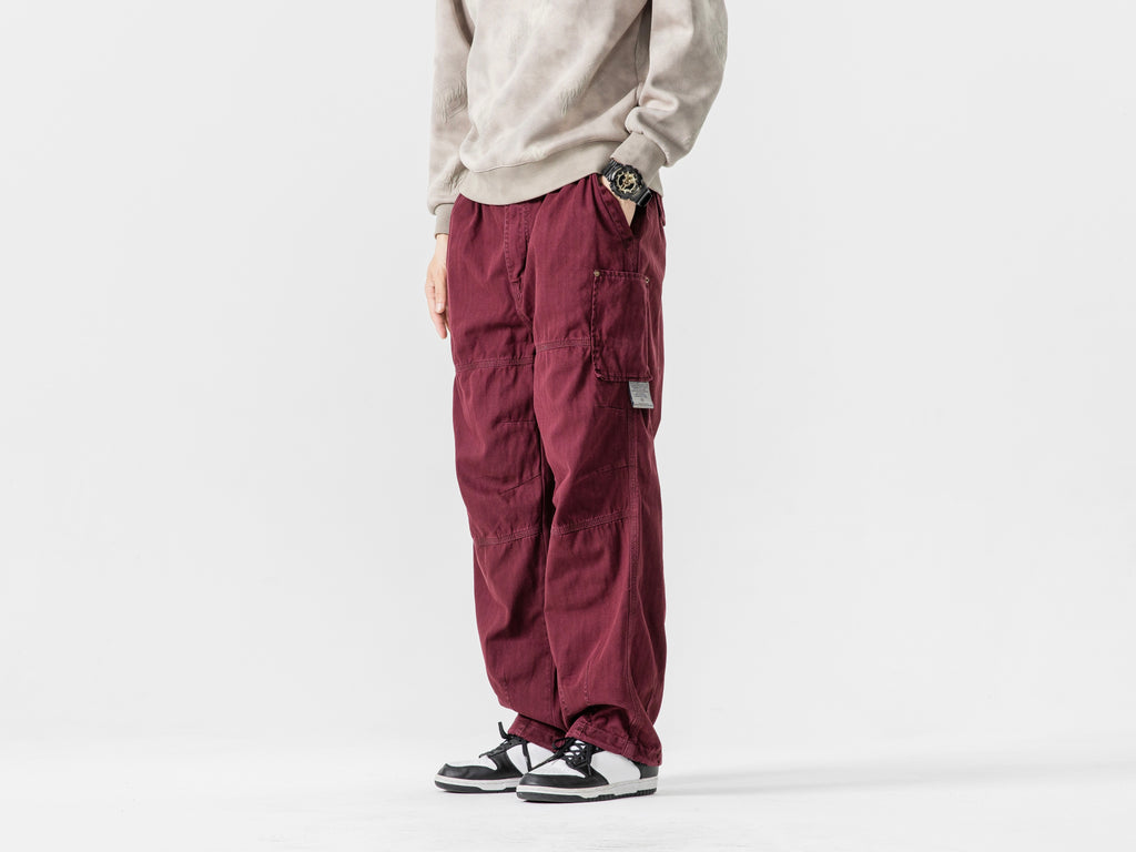 Relaxed Wide Cargo Pants #1737