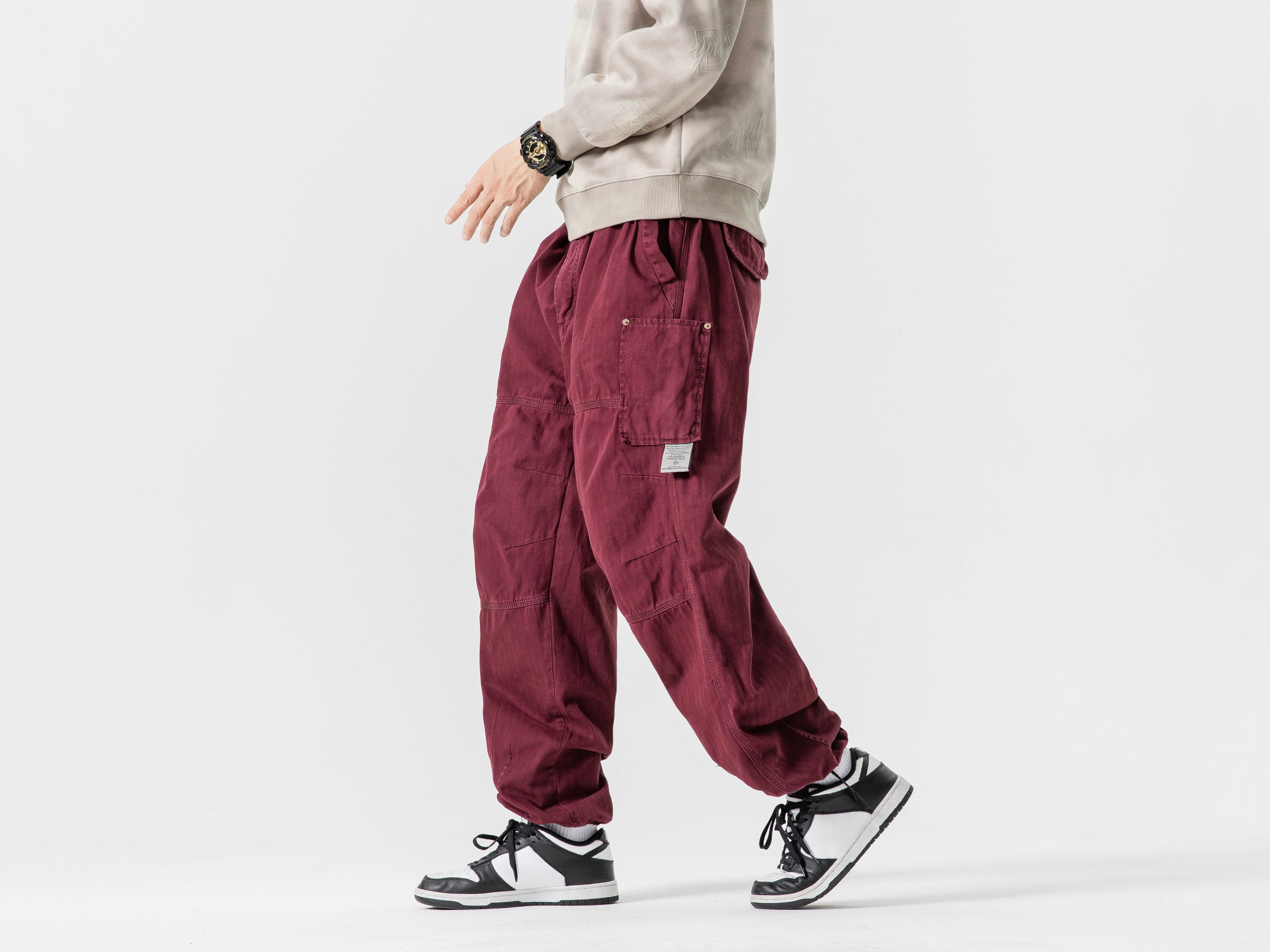 Relaxed Wide Cargo Pants #1737