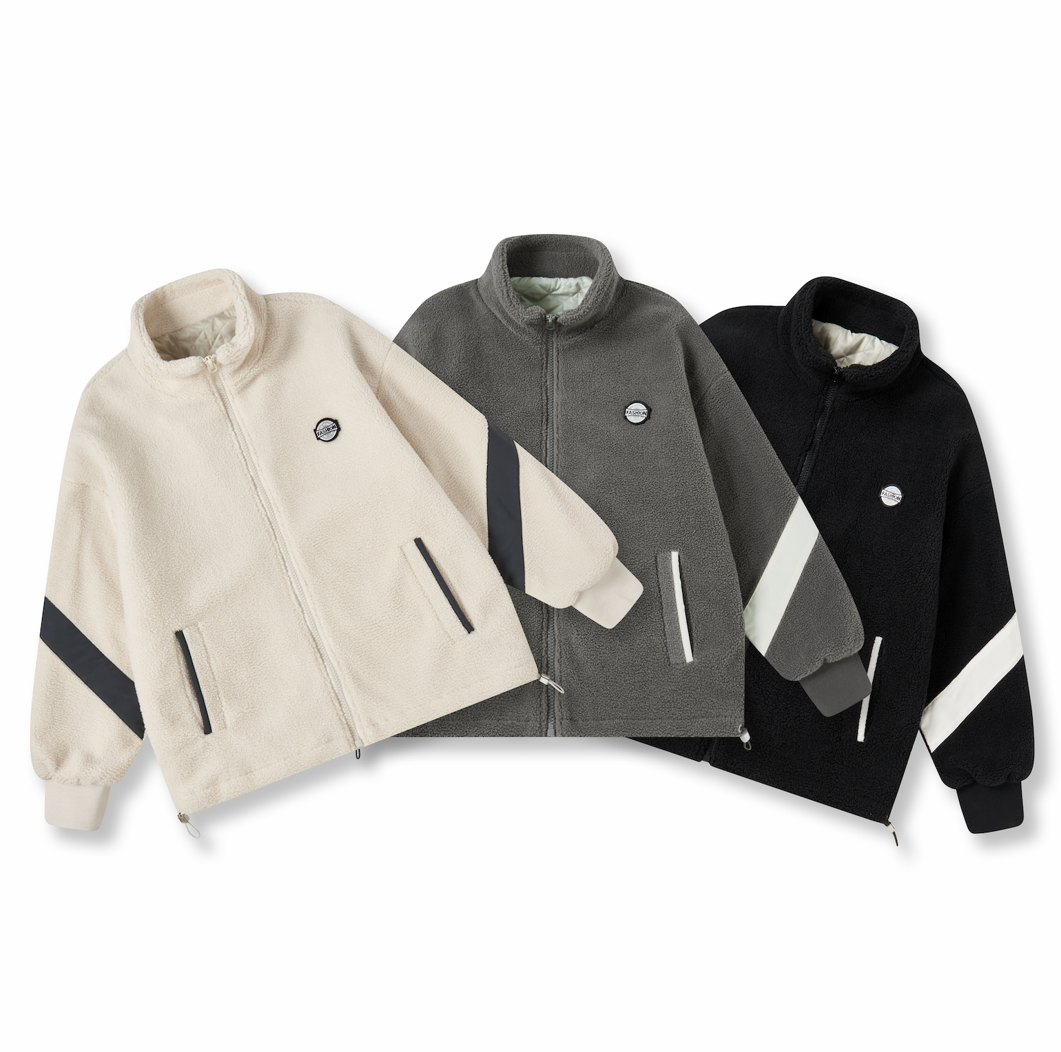 Thick Warm Fleece-Lined Jacket #1906