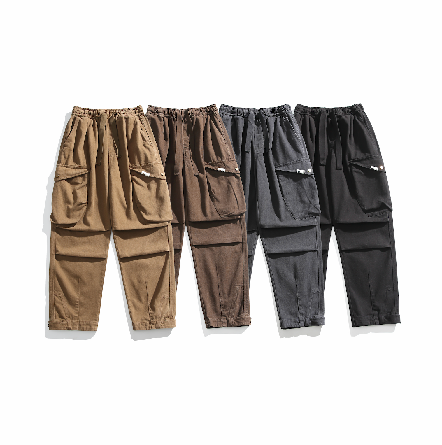 Tactical Drawstring Cargo Pants #1721