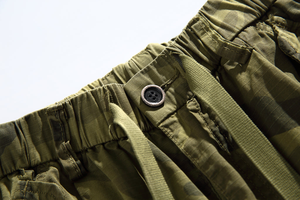 Short treillis multi-poches n°1755
