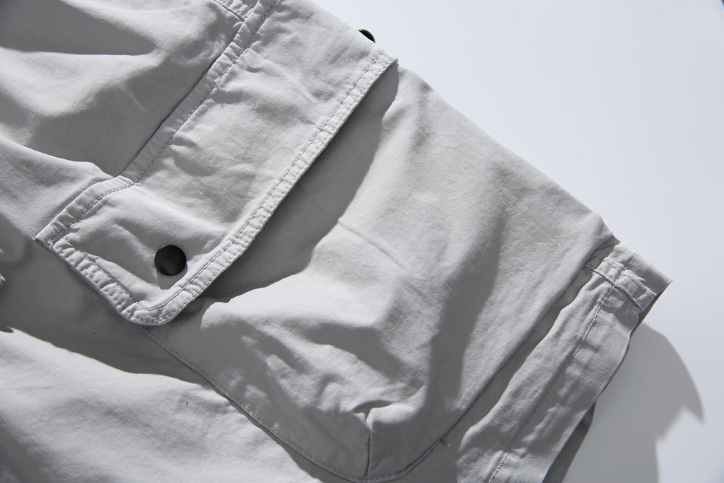 Vintage Streetwear Wide-Leg Shorts #1756