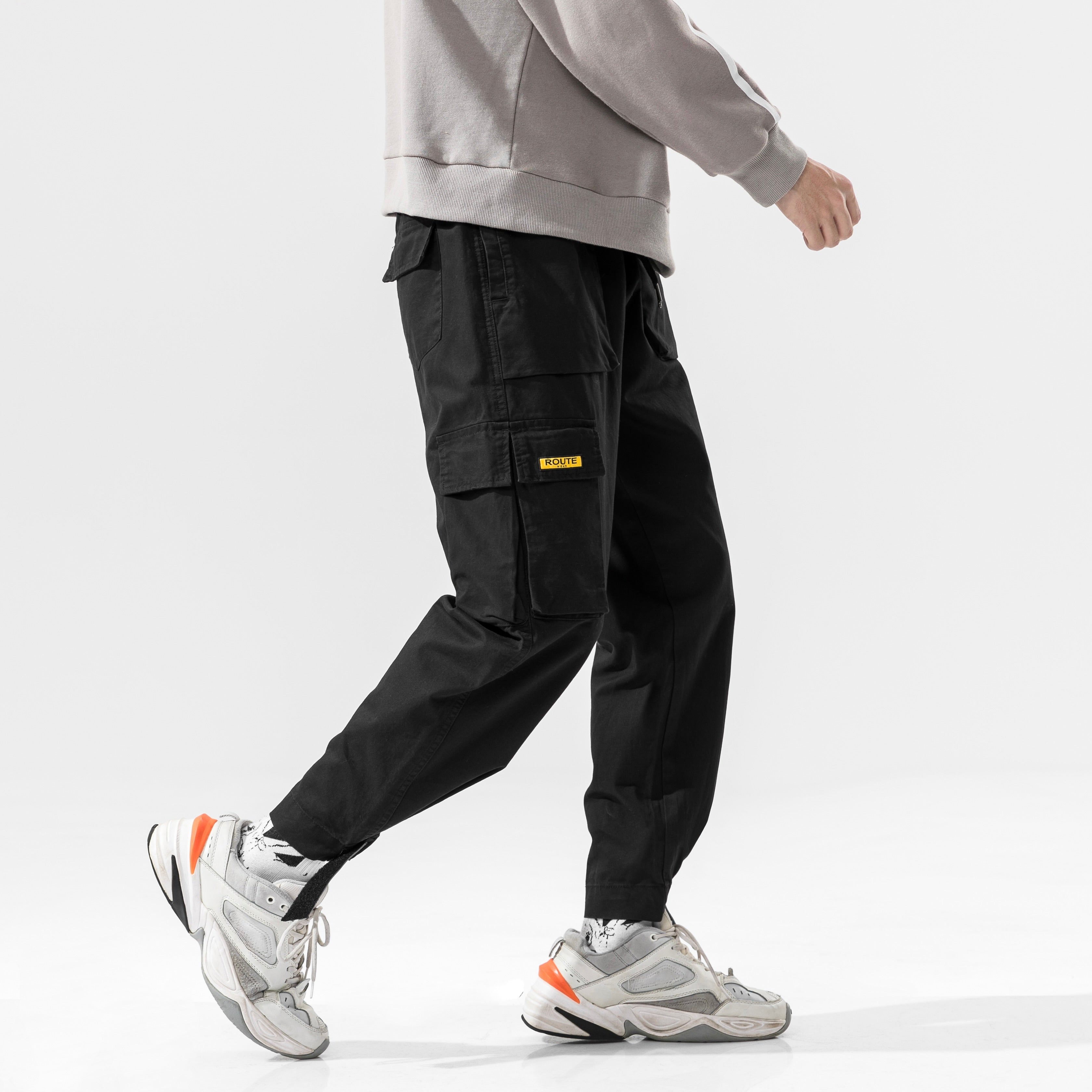 Premium Multi-Pocket Track Cargo Pants #S1620