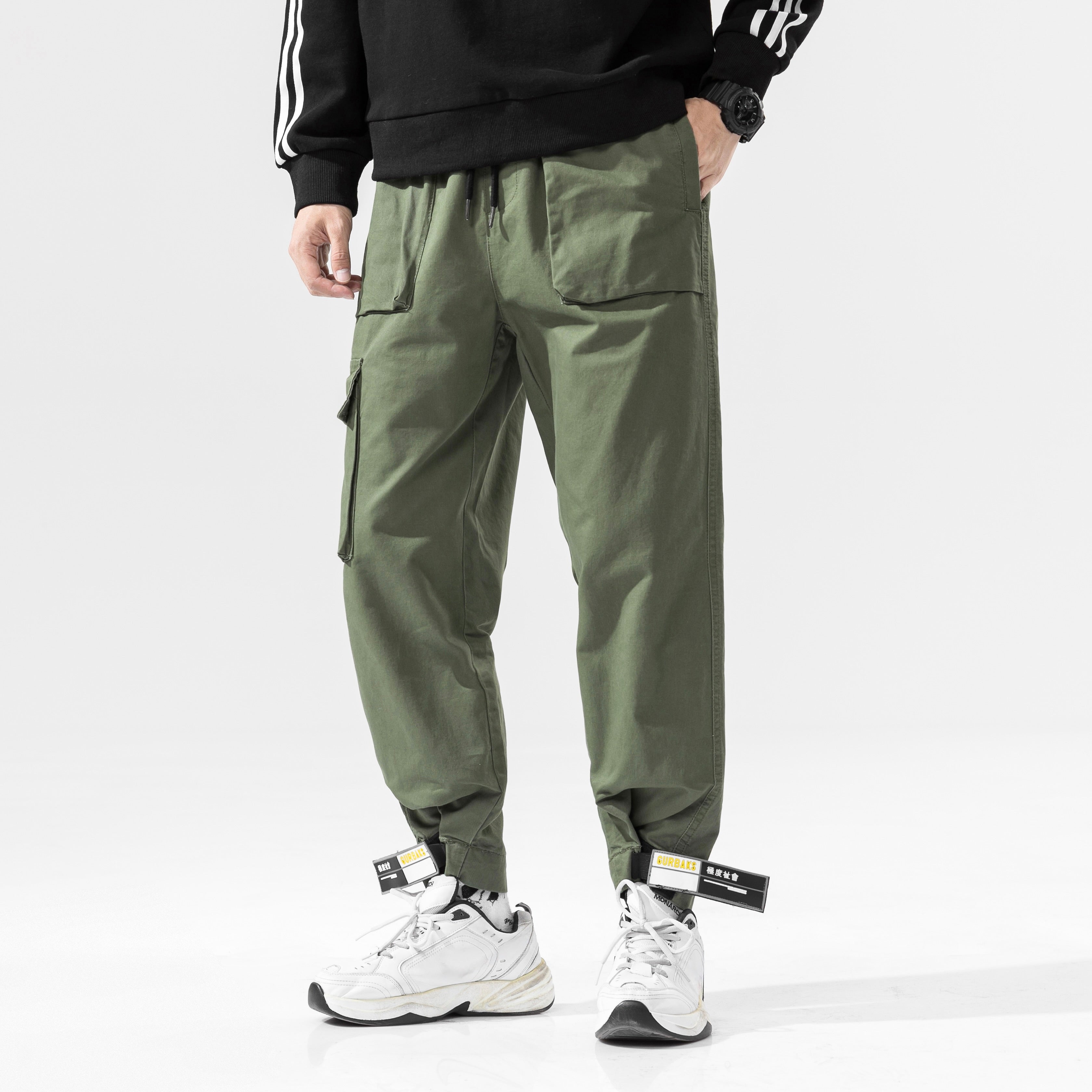 Premium Multi-Pocket Track Cargo Pants #S1620