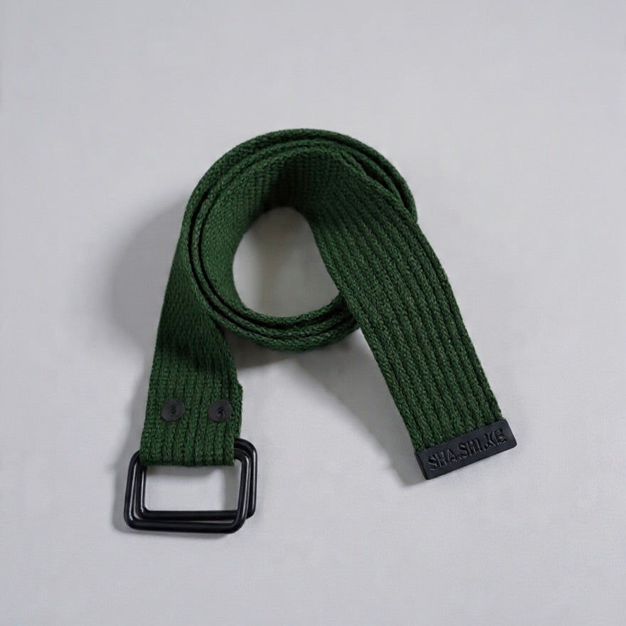 Ceinture à boucle double anneau #BD11