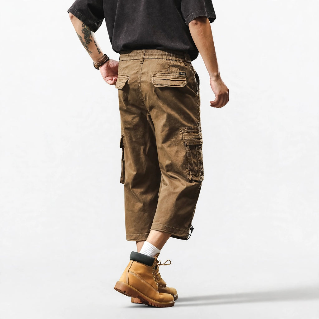 Below-the-Knee Cargo Shorts #2238