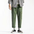 Baggy Fit Double-Knee Cargo Pants #S1617