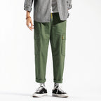 Baggy Fit Double-Knee Cargo Pants #S1617