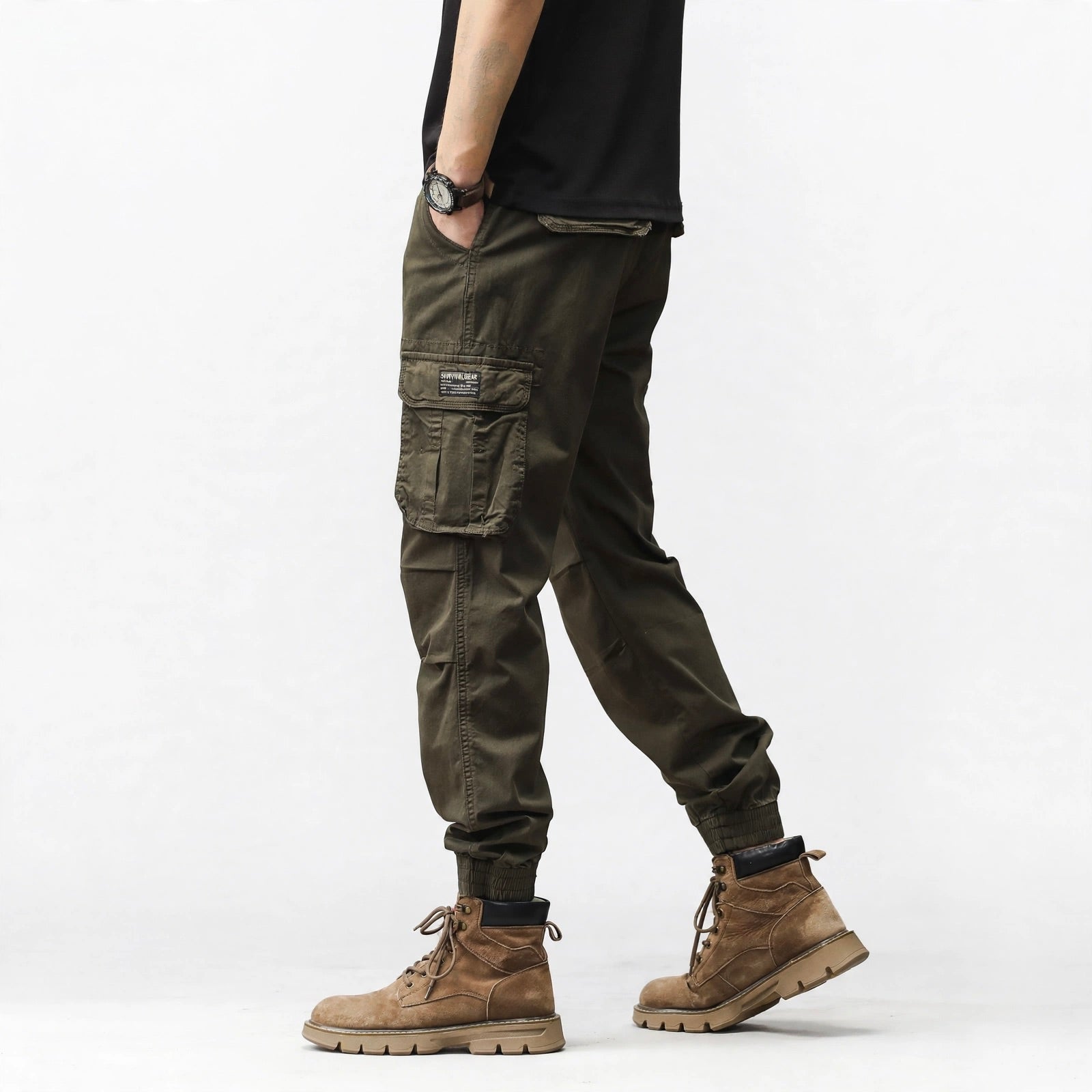 Jogger-Style Tactical Casual Pants #2213