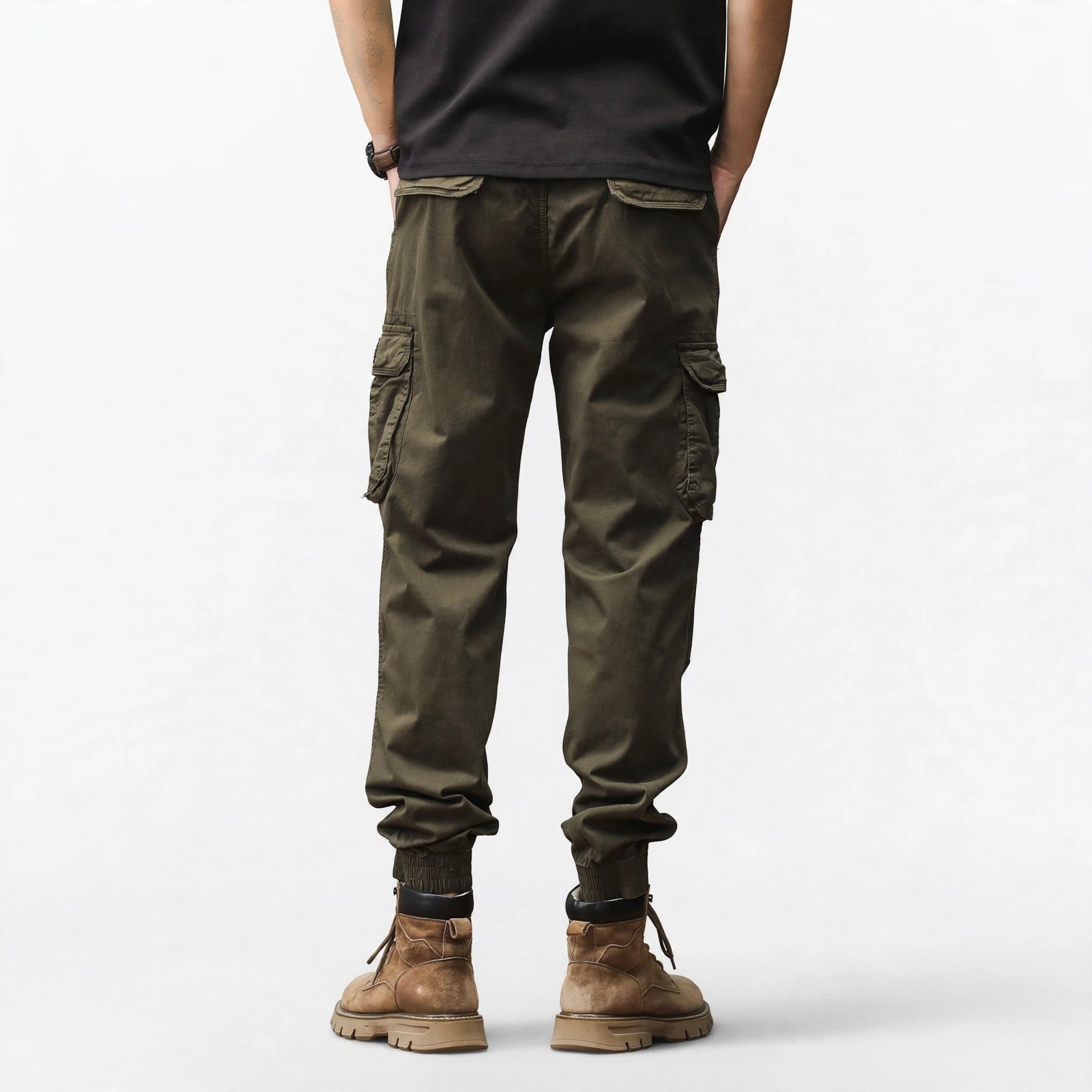 Jogger-Style Tactical Casual Pants #2213