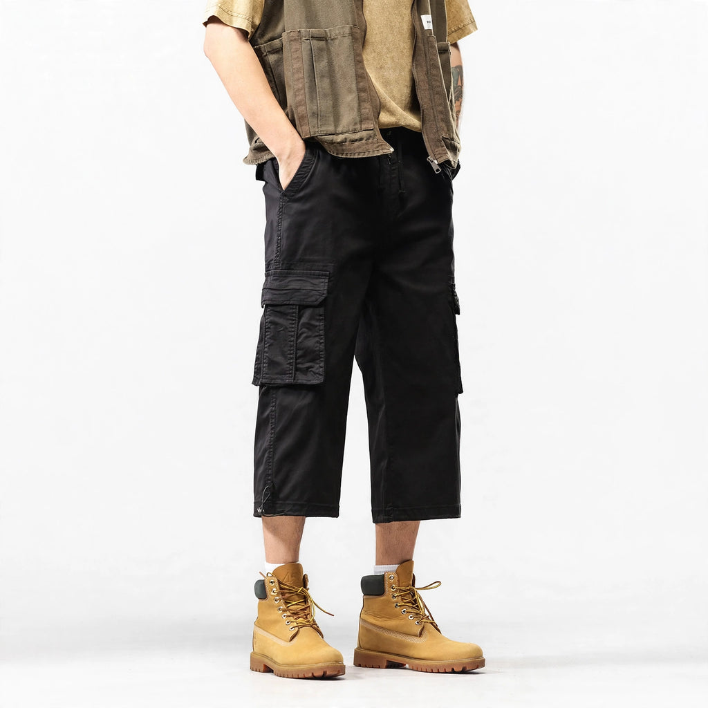 Below-the-Knee Cargo Shorts #2238