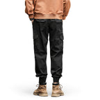 Pantalon multi-poches coupe droite ample #2212